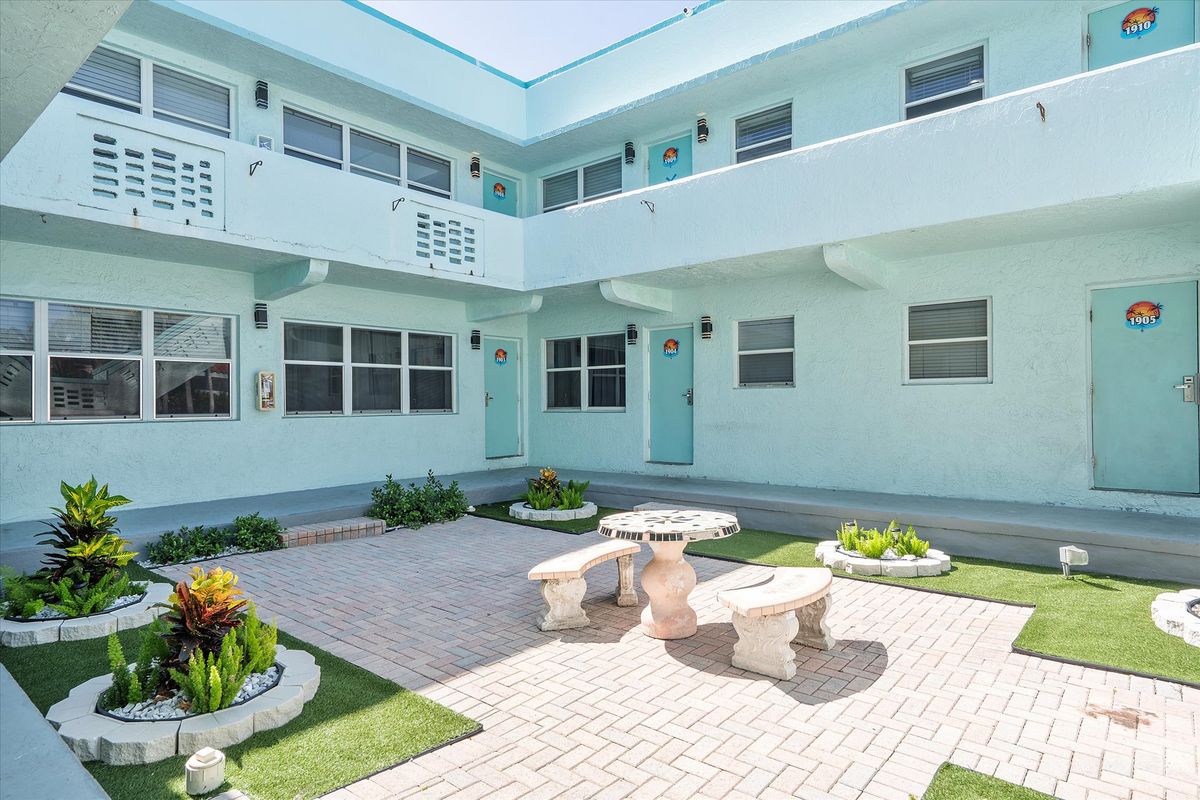 The courtyard