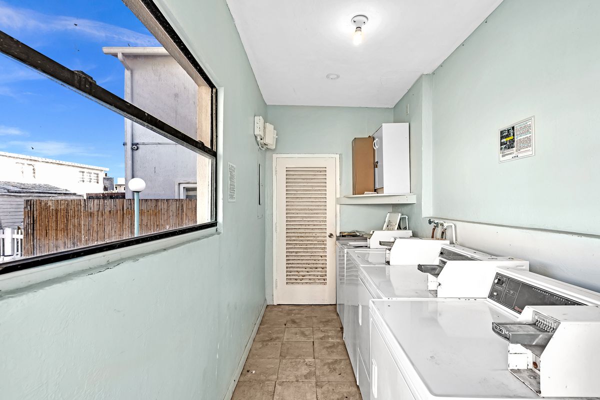 The laundry room
